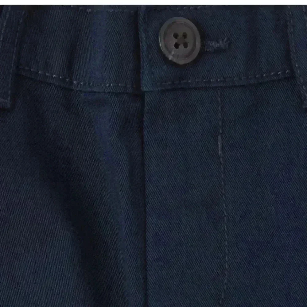 Toddler Boys Uniform Stretch Straight Chino Pants - New Navy